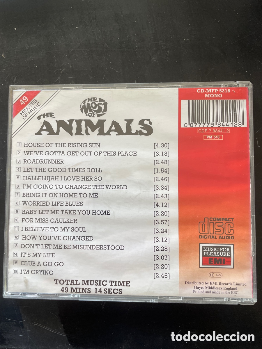 CDs de m&uacute;sica: The Animals The Most - Foto 2
