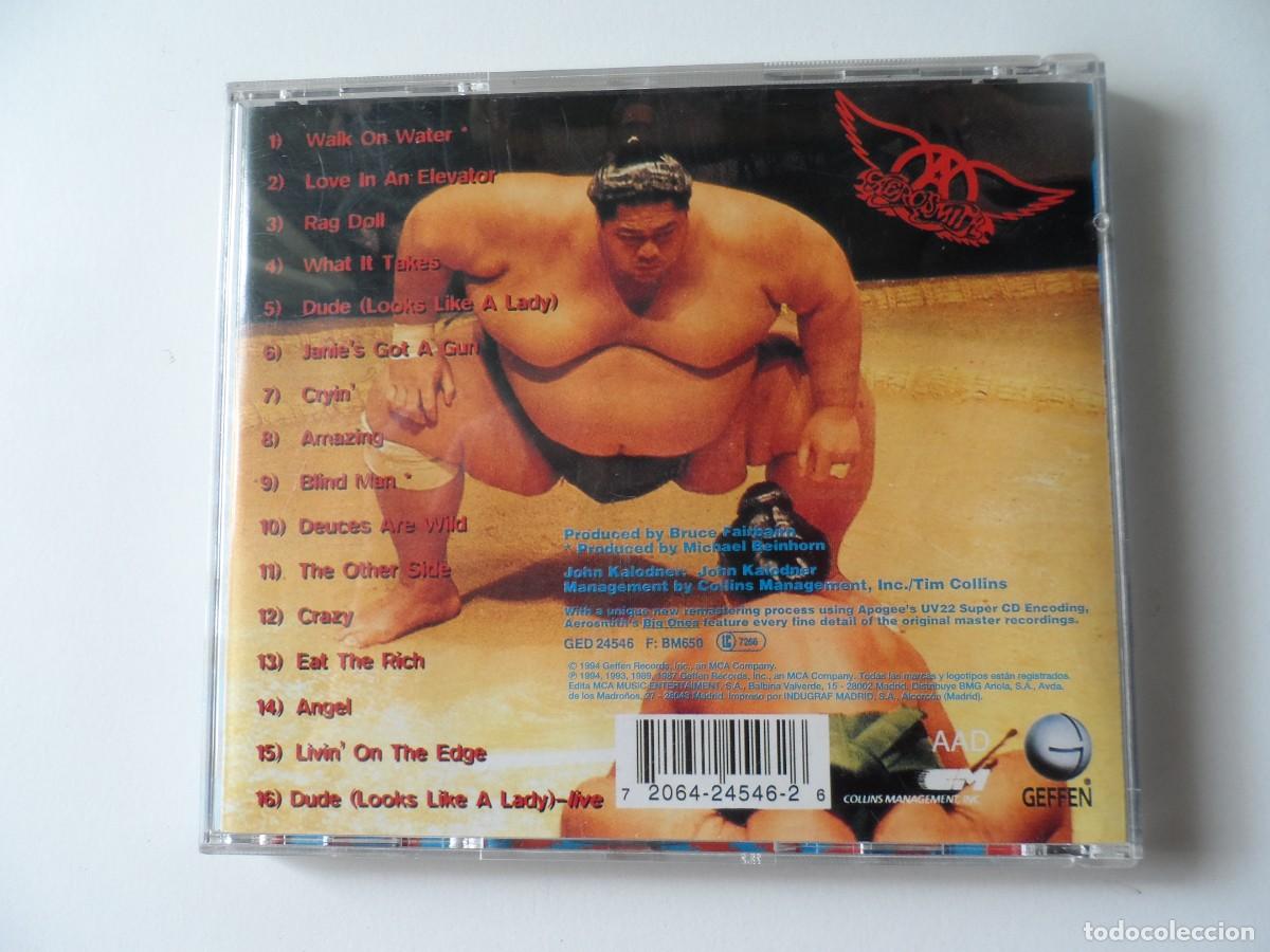 CDs de m&uacute;sica: CD ORIGINAL AEROSMITH BIG ONES - Foto 2