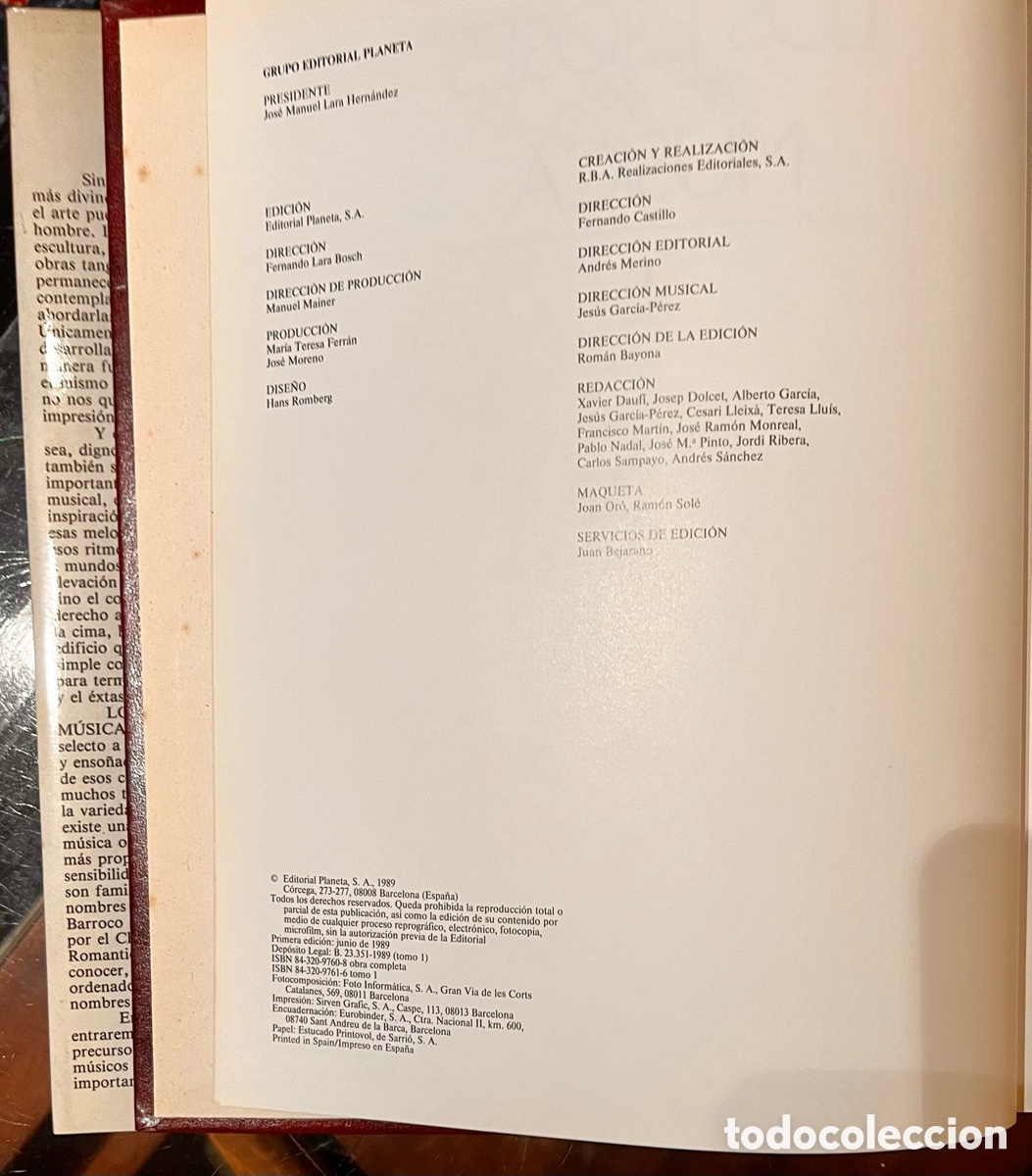 CDs de m&uacute;sica: &ldquo;Los dioses de la m&uacute;sica &ldquo;. CDs-libros .Completa . Planeta - Foto 8