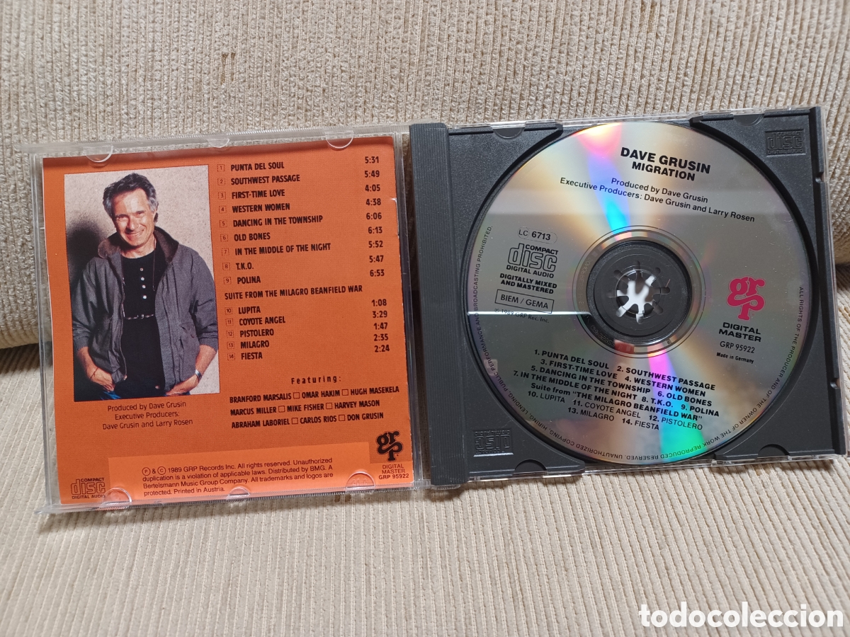 CDs de m&uacute;sica: Cd dave grusin migration - Foto 2
