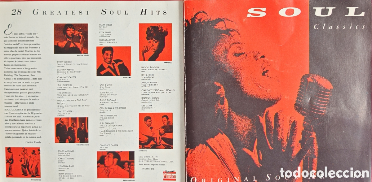 CDs de m&uacute;sica: Soul Original Classics Artists 6 CDs - Foto 5