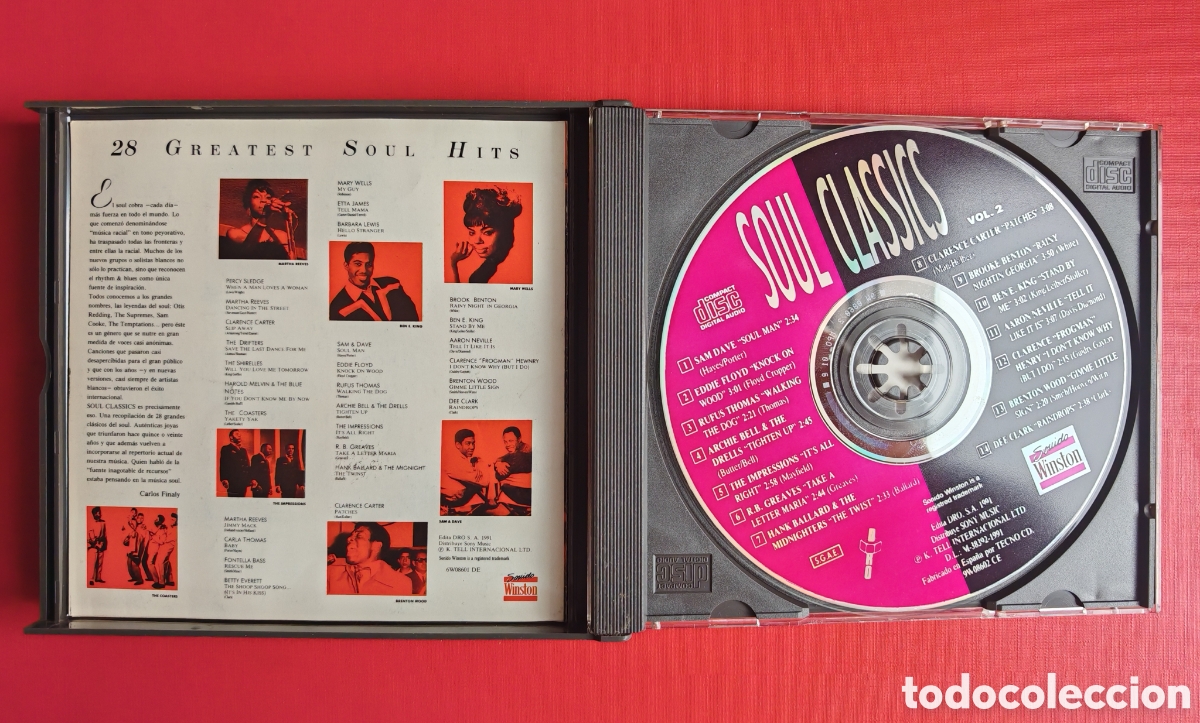 CDs de m&uacute;sica: Soul Original Classics Artists 6 CDs - Foto 6
