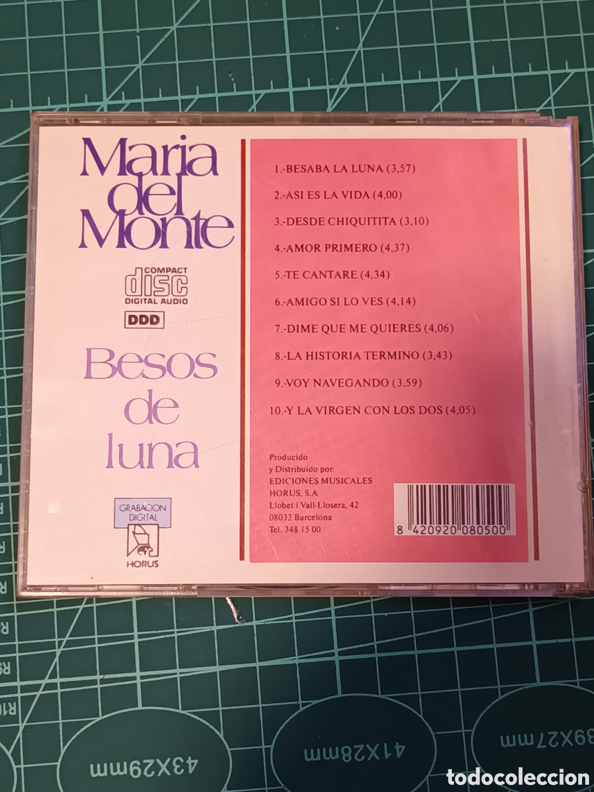 CDs de m&uacute;sica: Maria del monte besos de luna - Foto 2