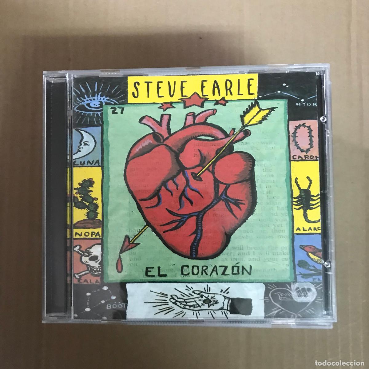 CDs de m&uacute;sica: STEVE EARLE - EL CORAZ&Oacute;N (1997) - CD WEA - Foto 1