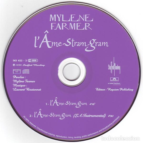 CDs de m&uacute;sica: Mylene Farmer L&Acirc;me-stram-gram Maxi CD - Foto 3
