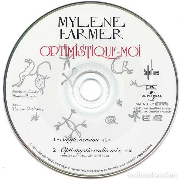 CDs de m&uacute;sica: Mylene Farmer Optimistique-Moi CD - Foto 2
