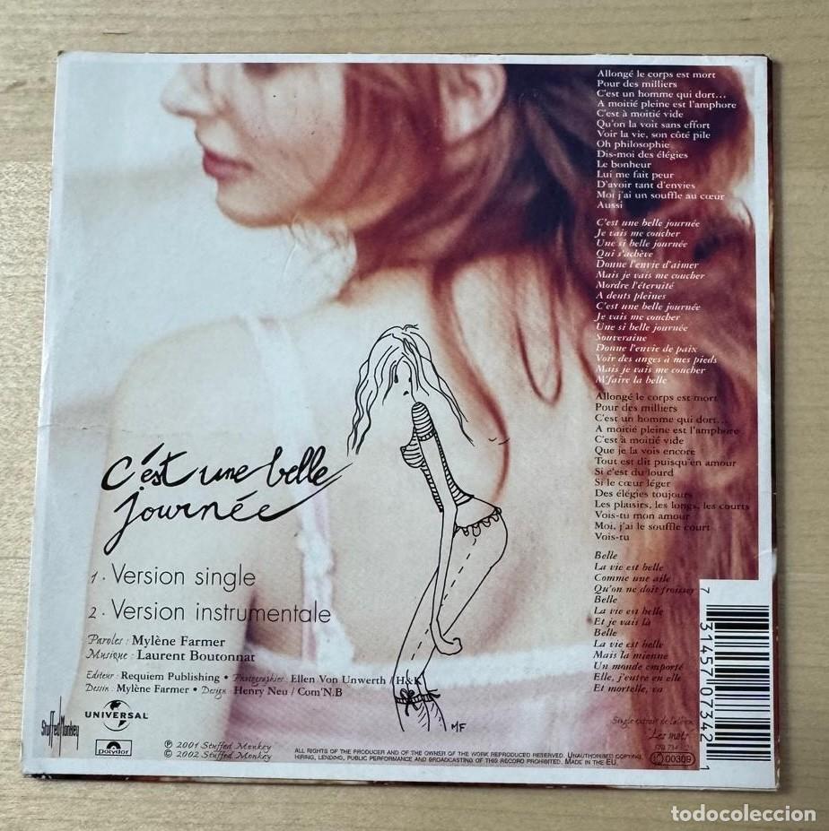 CDs de m&uacute;sica: Mylene Farmer Cest une belle journ&eacute;e cd - Foto 2