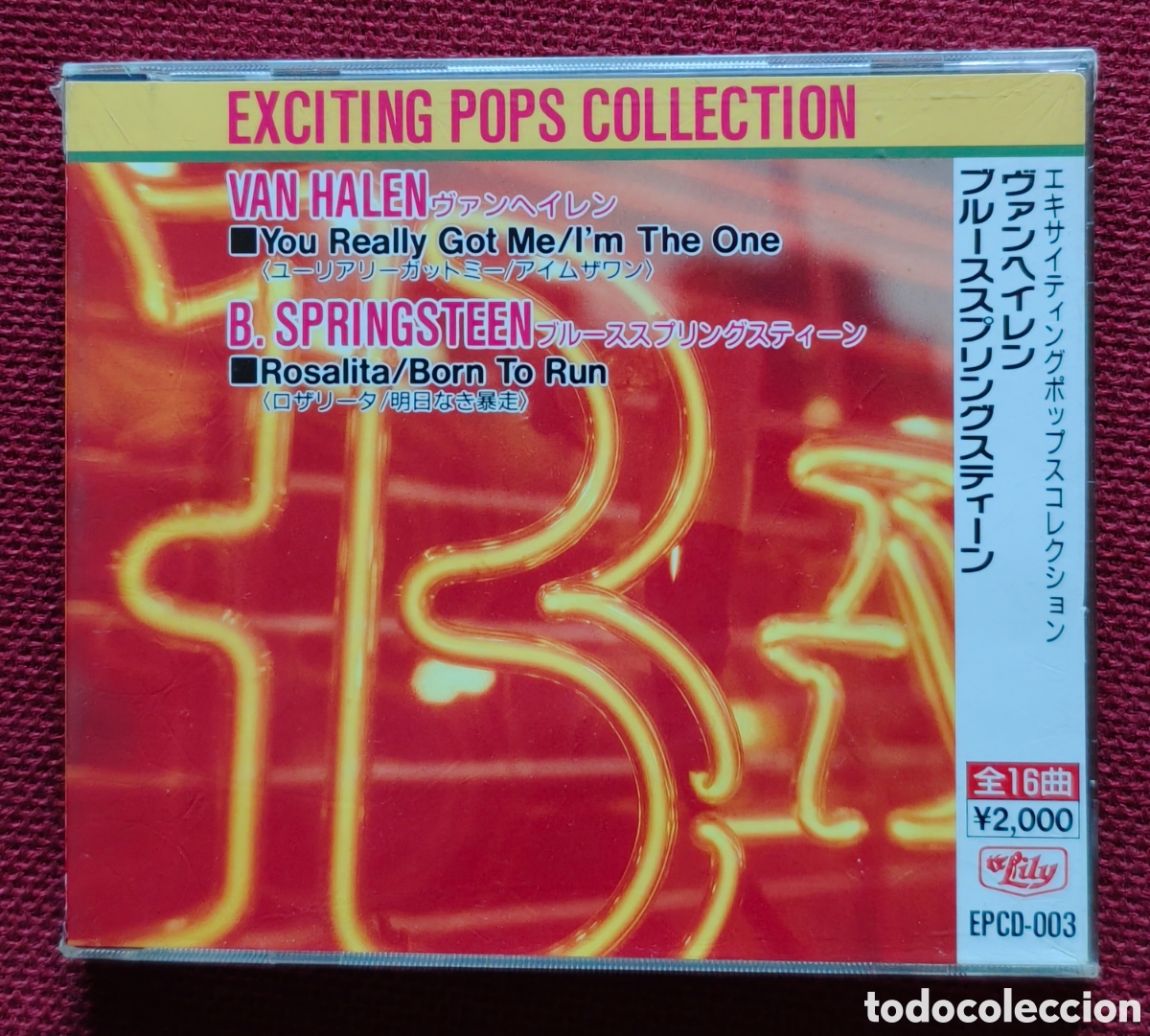 CDs de m&uacute;sica: Van Halen, Bruce Springsteen &ndash; Exciting Pops Collection - CD Compilation - Sealed - Foto 1