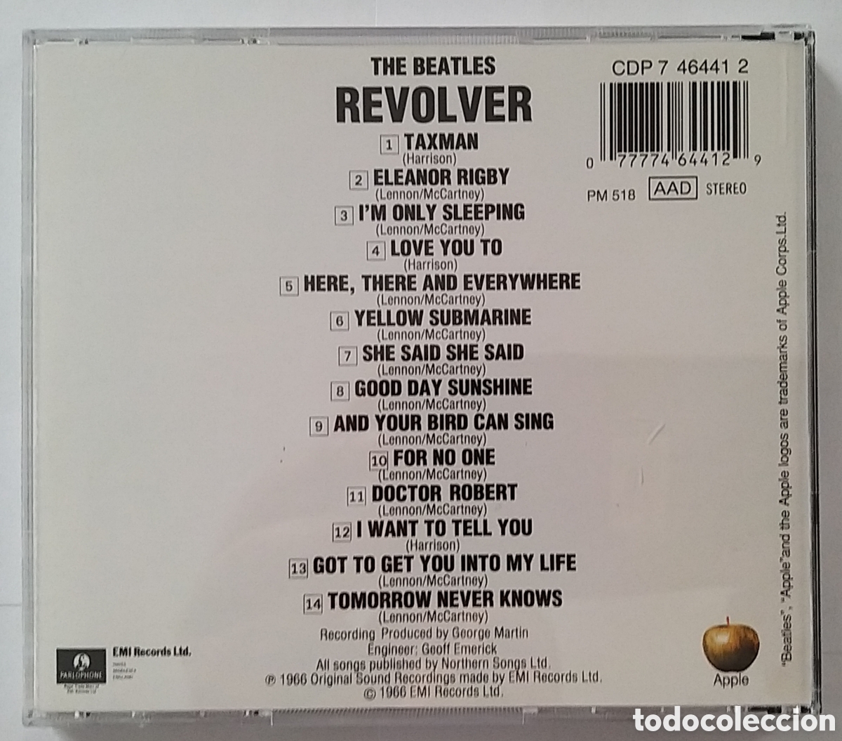 CDs de m&uacute;sica: THE BEATLES - REVOLVER - Foto 2