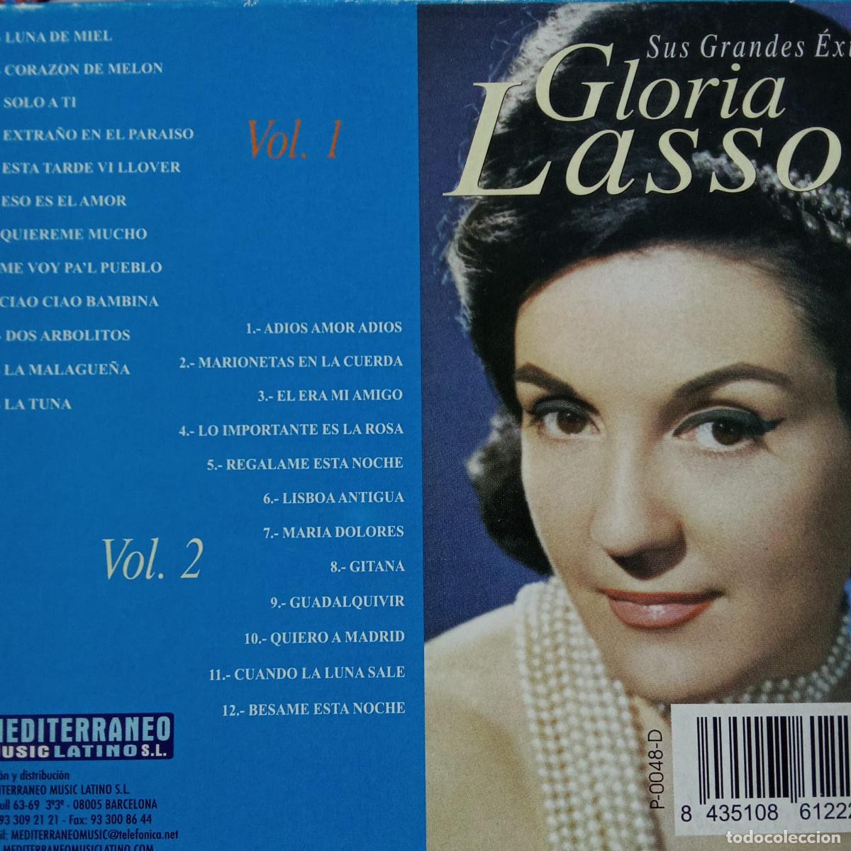 CDs de m&uacute;sica: GLORIA LASSO, SUS GRANDES EXITOS. 2 CDs - Foto 2