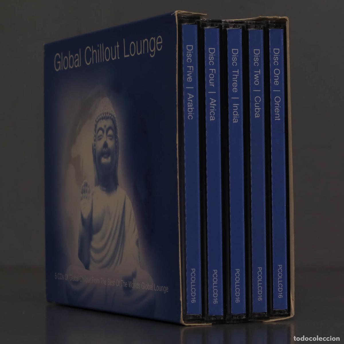 CDs de m&uacute;sica: 5 CD. Global Chillout Lounge - Foto 2