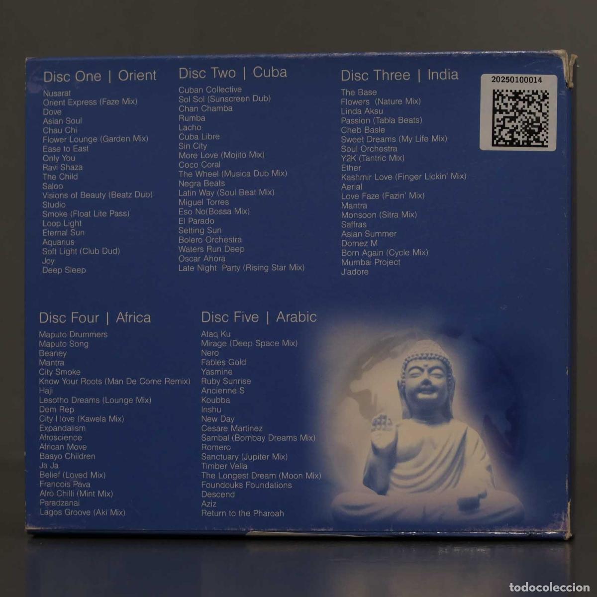 CDs de m&uacute;sica: 5 CD. Global Chillout Lounge - Foto 3