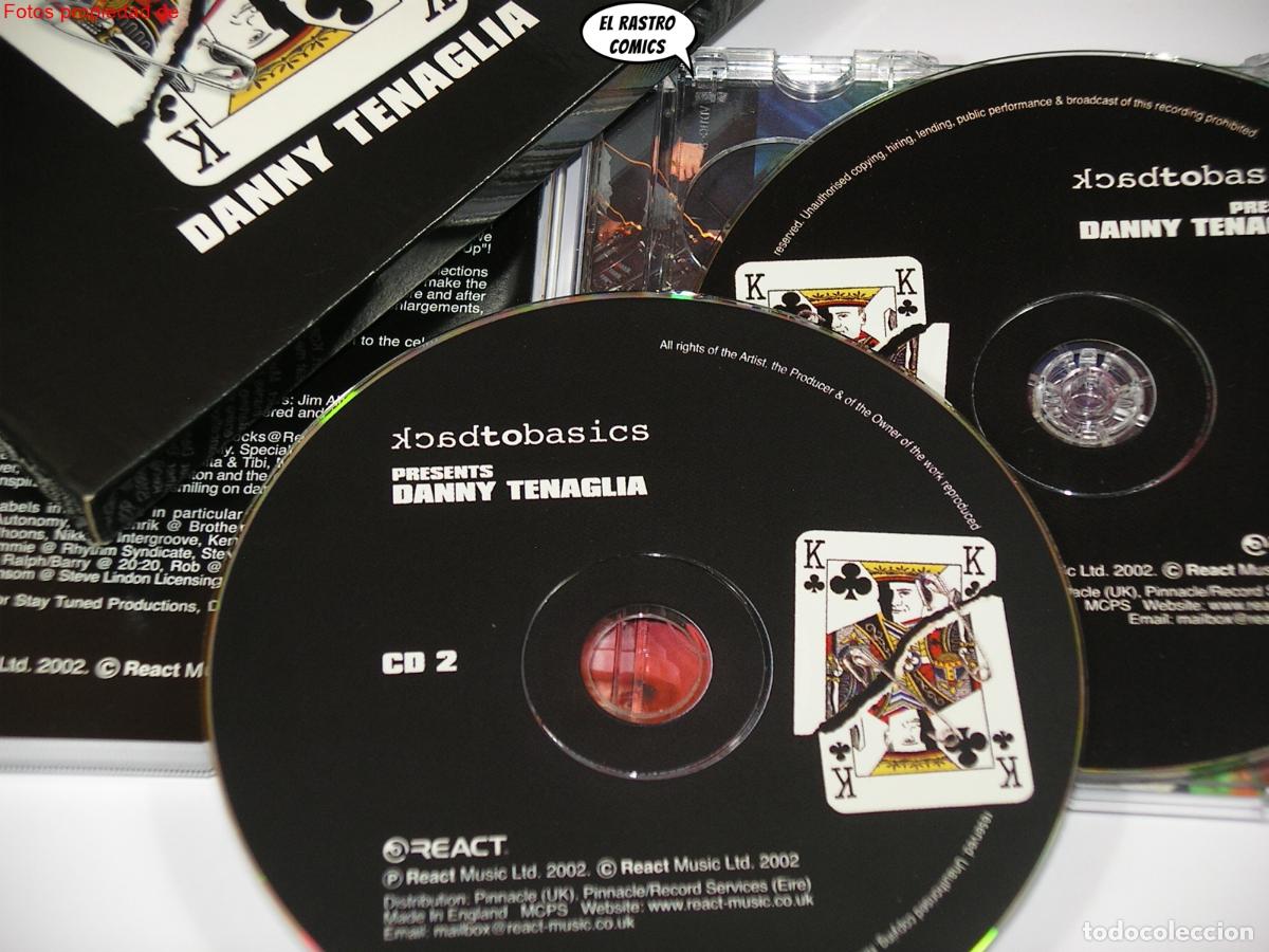 CDs de m&uacute;sica: Danny Tenaglia, Back To Basics Presents, doble, 2 CD React, 2002, excelente estado - Foto 5