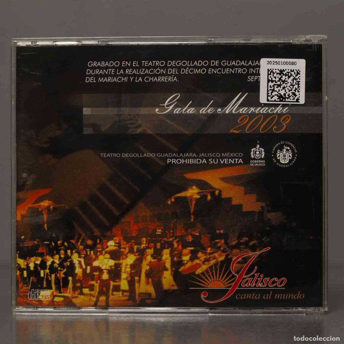 CDs de m&uacute;sica: CD. GALA MARIACHO 2003. JALISCO - Foto 2