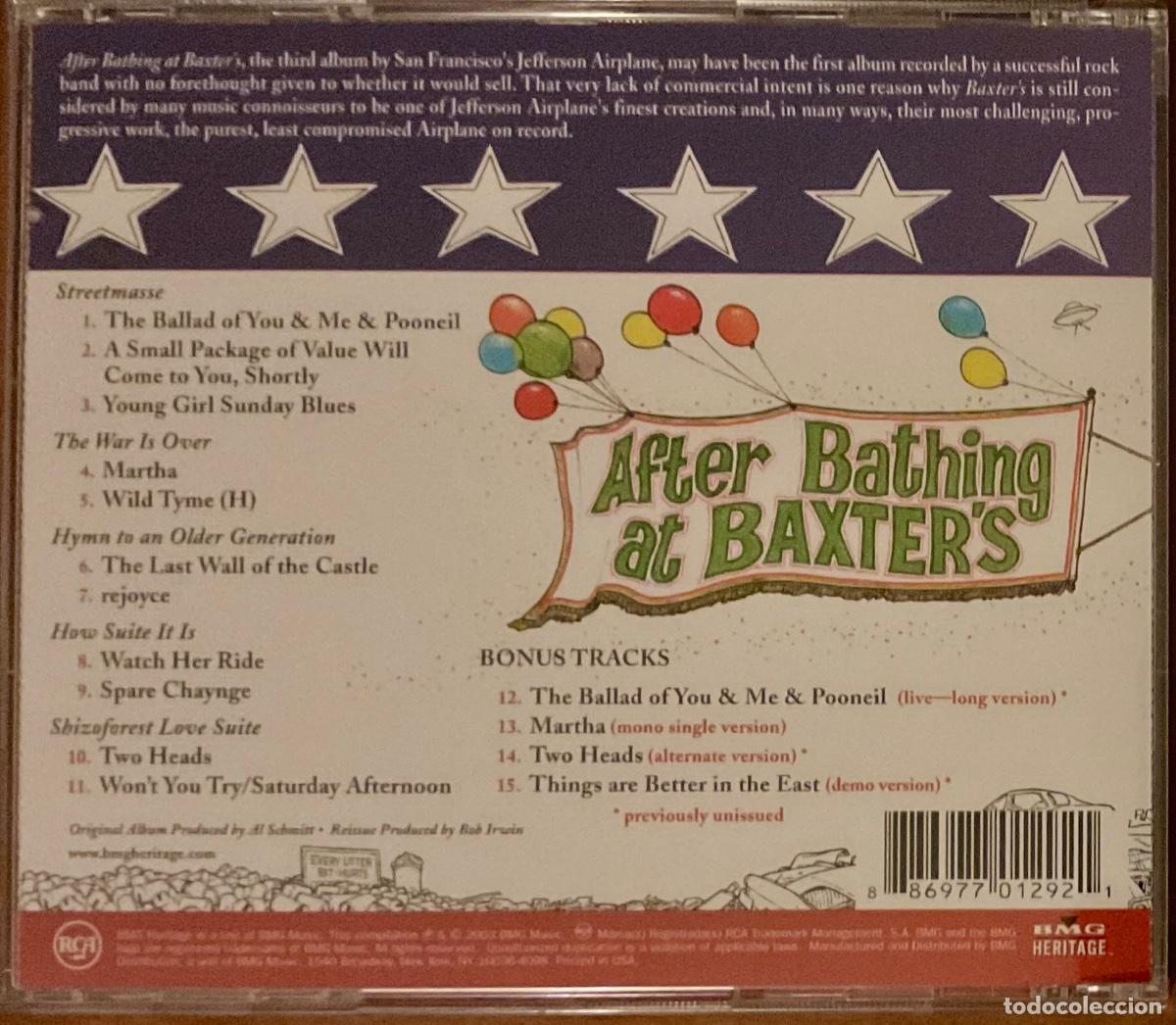 CDs de m&uacute;sica: JEFFERSON AIRPLANE - AFTER BATHING AT BAXTER&rsquo;S - Foto 2