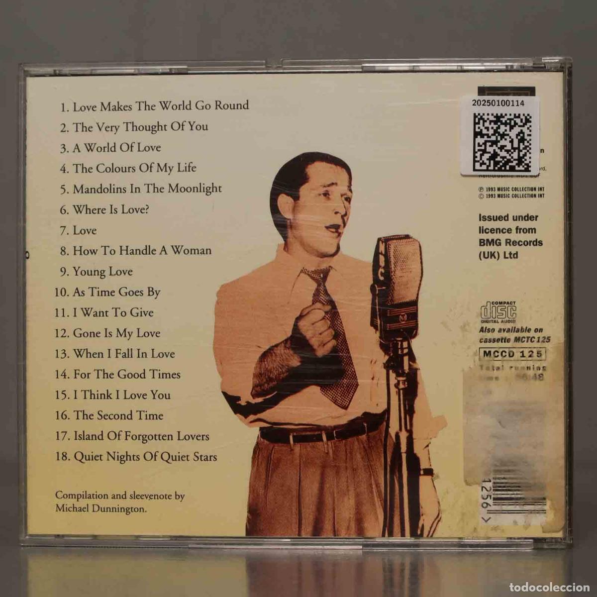 CDs de m&uacute;sica: CD. Perry Como Love Songs - Foto 2