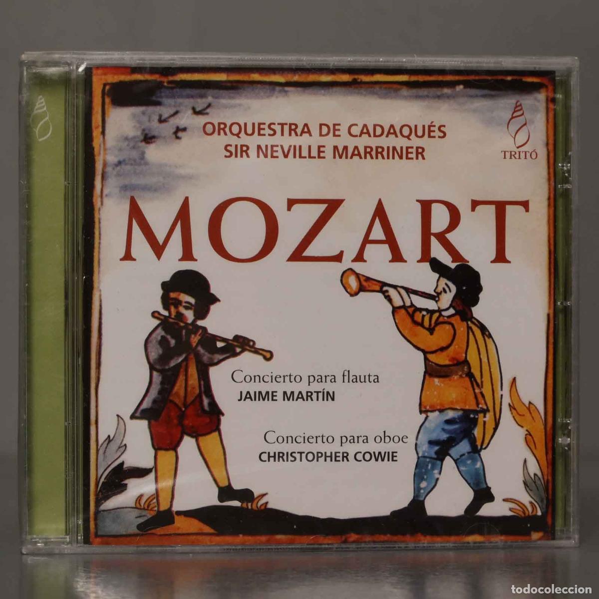 CDs de M&uacute;sica: CD. MOZART MARRINER CONCIERTO PARA FLAUTA . OBOE MARTIN COWIE. PRECINTADO
