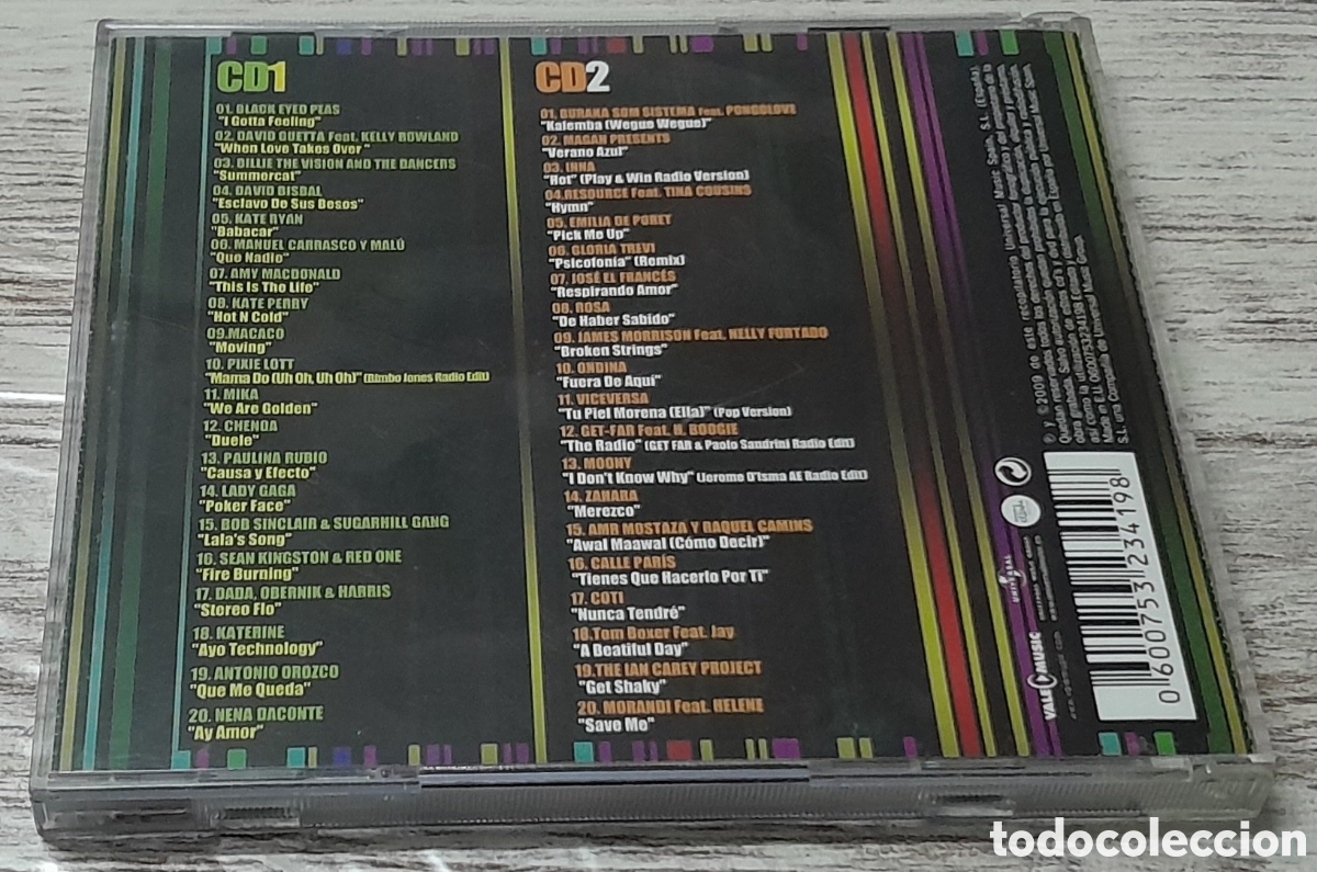 CDs de m&uacute;sica: TODO EXITOS - LOS N&Uacute;MEROS UNO DEL A&Ntilde;O - 2 CD - Foto 2