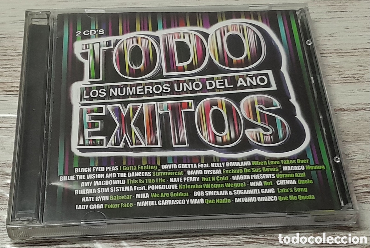 CDs de m&uacute;sica: TODO EXITOS - LOS N&Uacute;MEROS UNO DEL A&Ntilde;O - 2 CD - Foto 1
