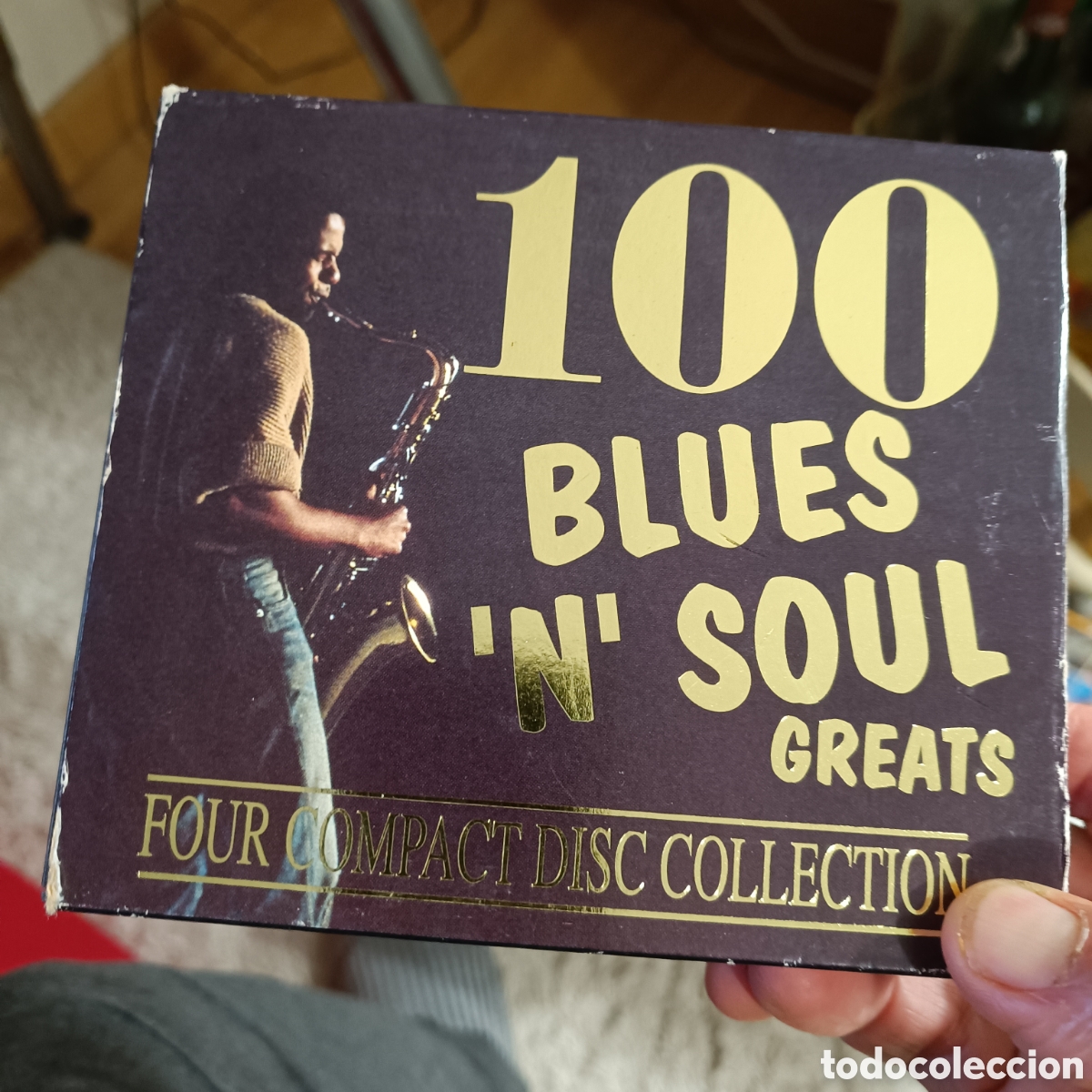 CDs de M&uacute;sica: 100 Blues and Soul Greats (4xCDS)