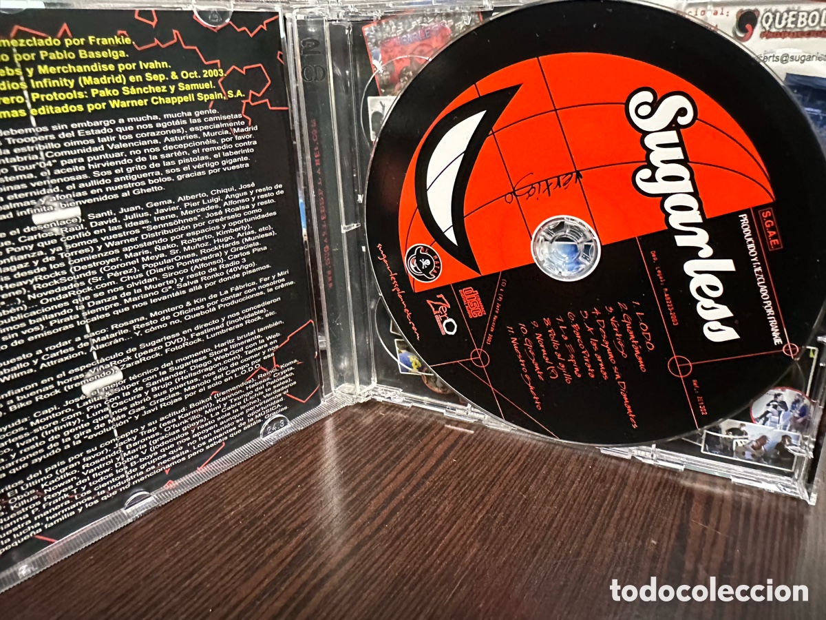 CDs de m&uacute;sica: Sugarless - V&eacute;rtigo (CD, Album + DVD) - Foto 3