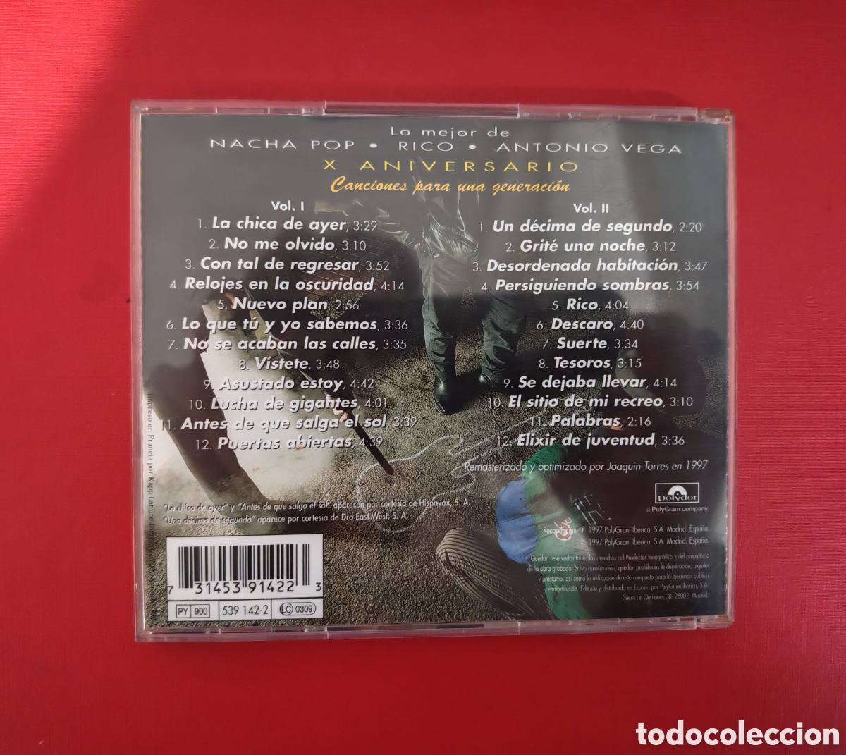 CDs de m&uacute;sica: Nacha Pop, Rico, Antonio Vega - Foto 2