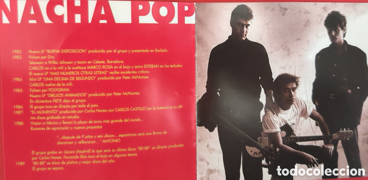 CDs de m&uacute;sica: Nacha Pop, Rico, Antonio Vega - Foto 6