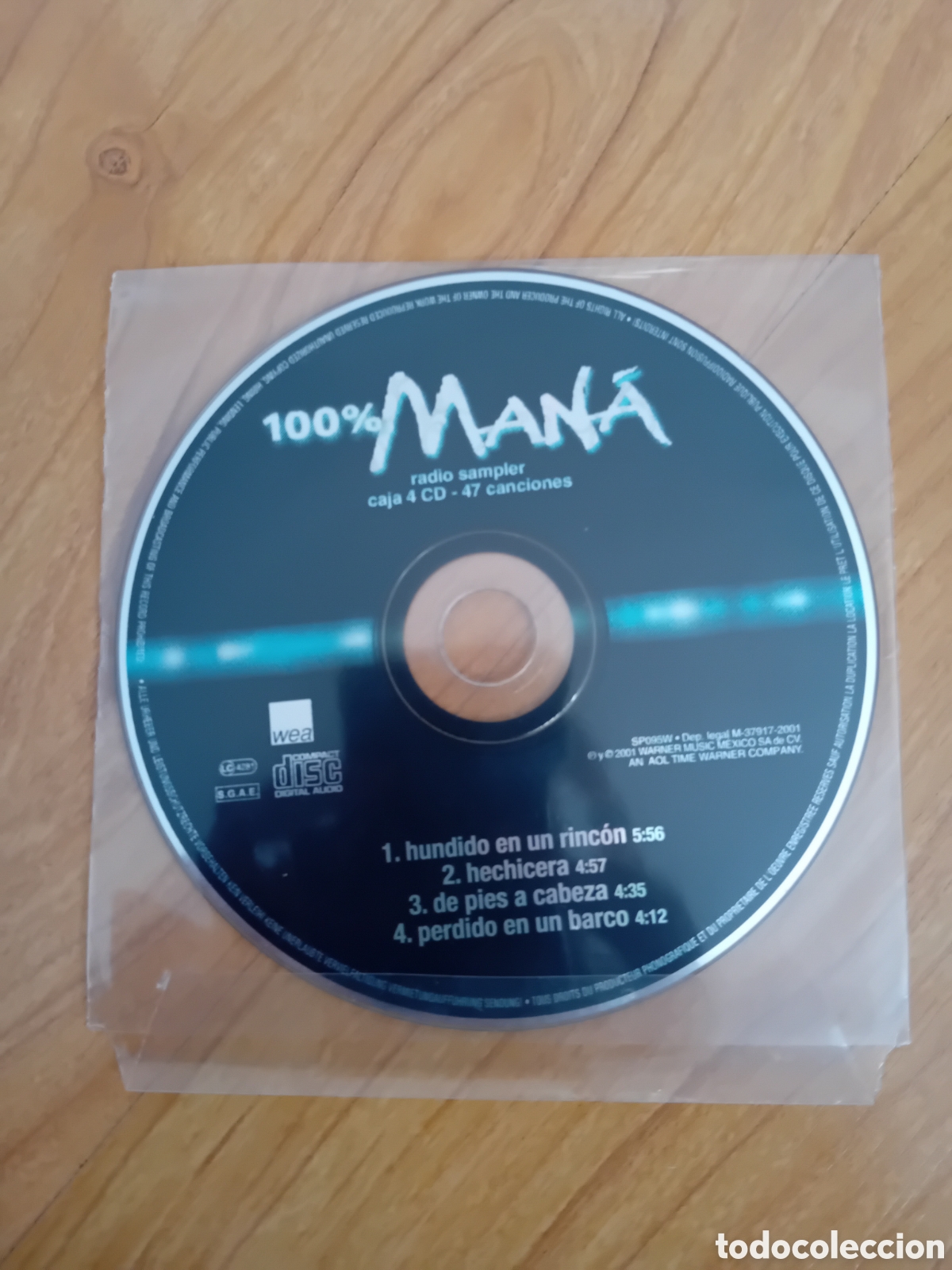 CDs de m&uacute;sica: 100% MAN&Aacute;. RADIO SAMPLER - Foto 1