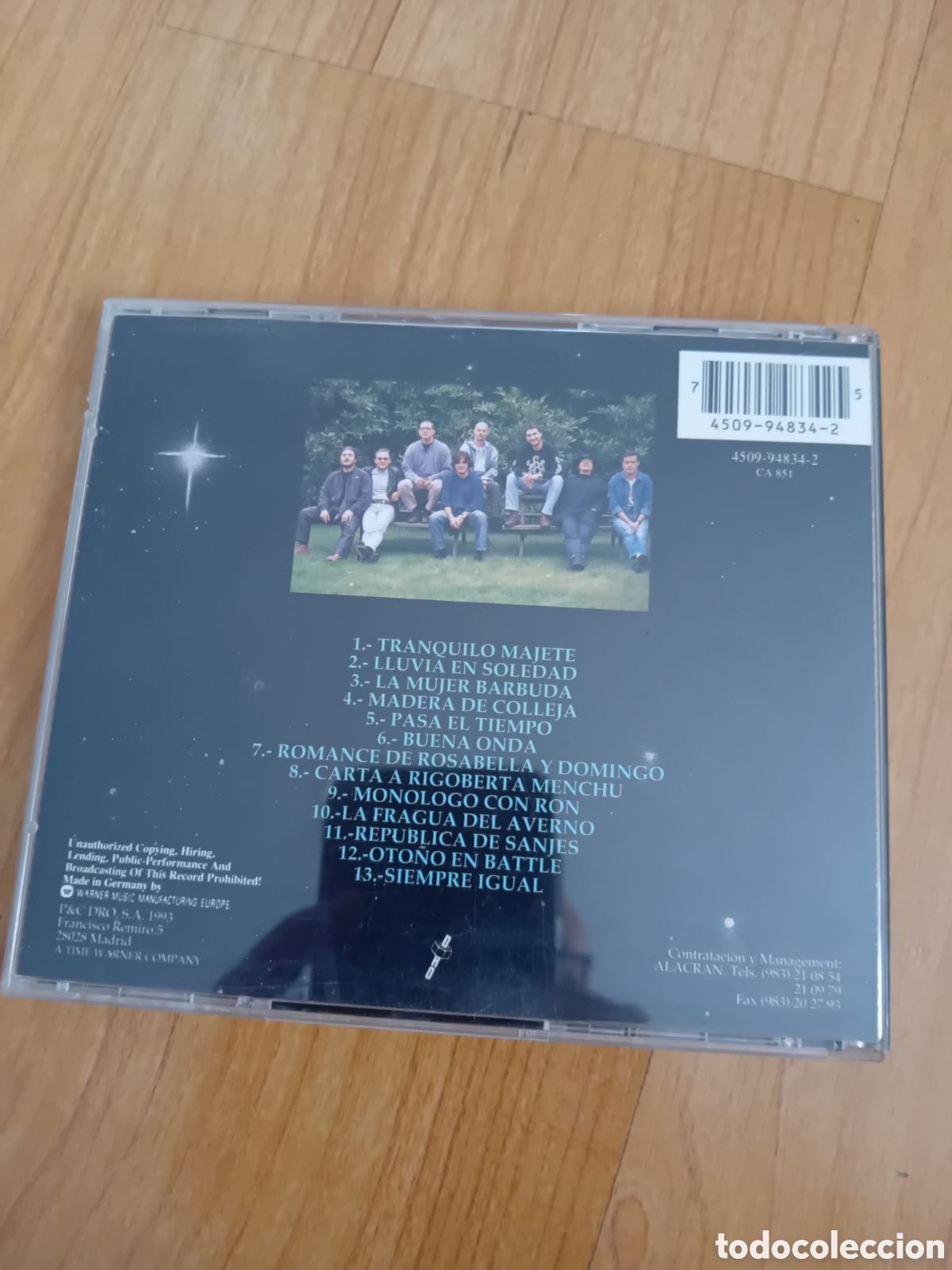 CDs de m&uacute;sica: CELTAS CORTOS. TRANQUILO MAJETE - Foto 2