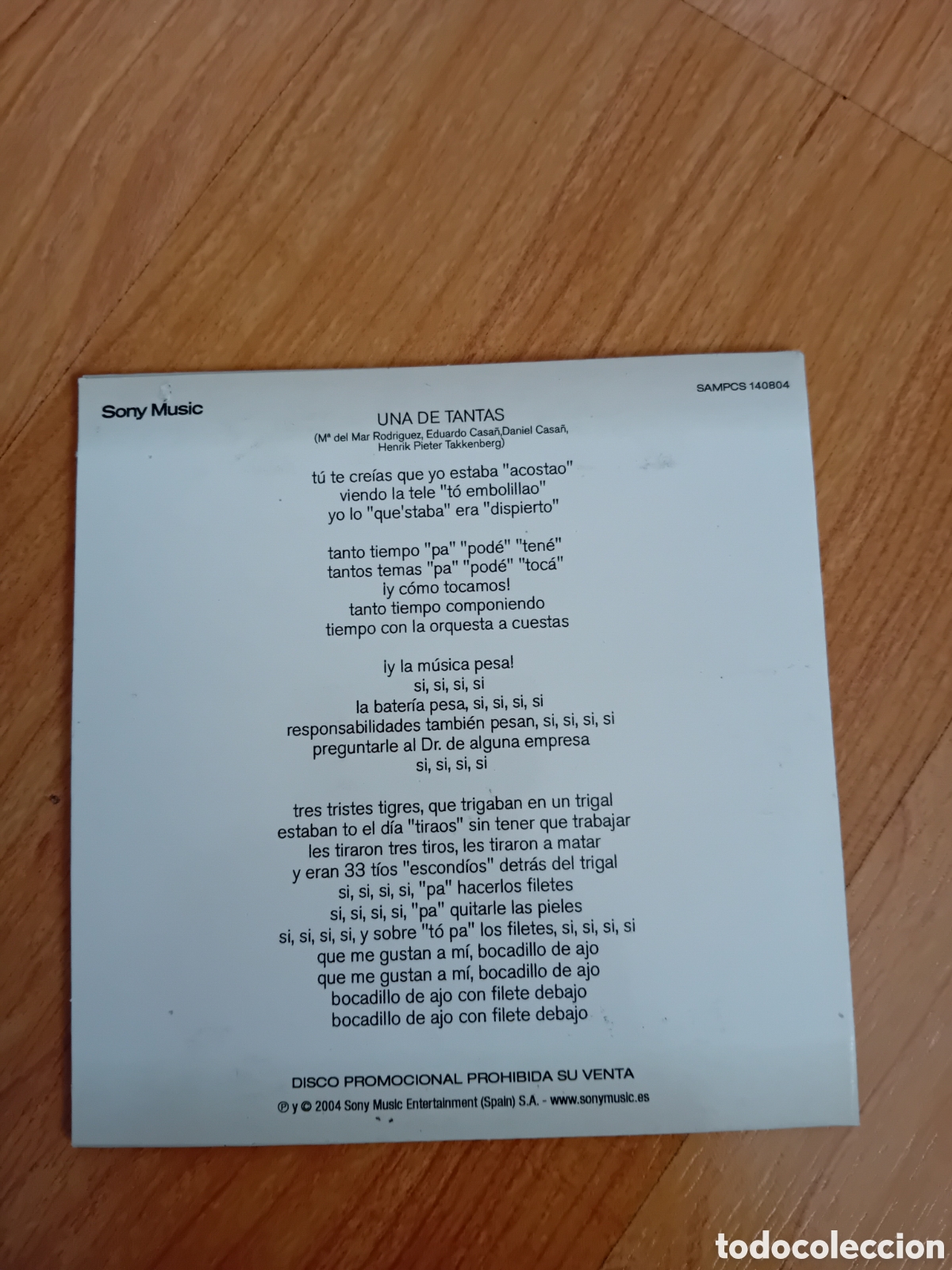 CDs de m&uacute;sica: CHAMBAO. UNA DE TANTAS - Foto 2