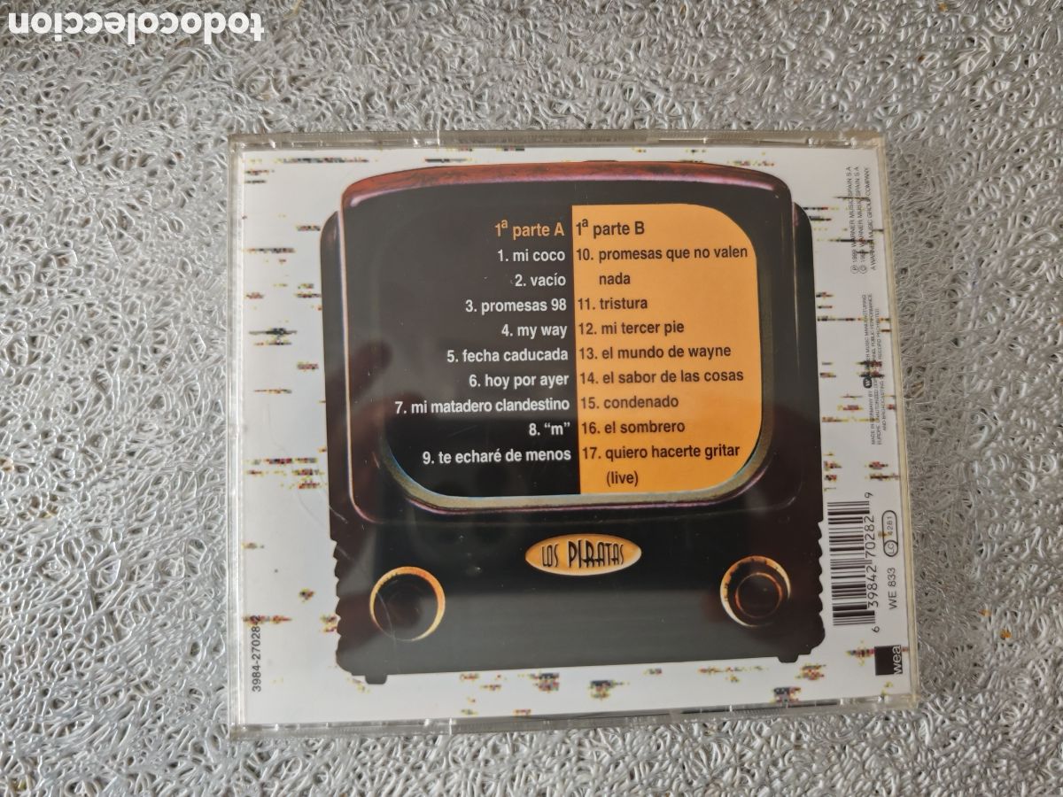 CDs de m&uacute;sica: Los Piratas Fin de la primera parte - Foto 1