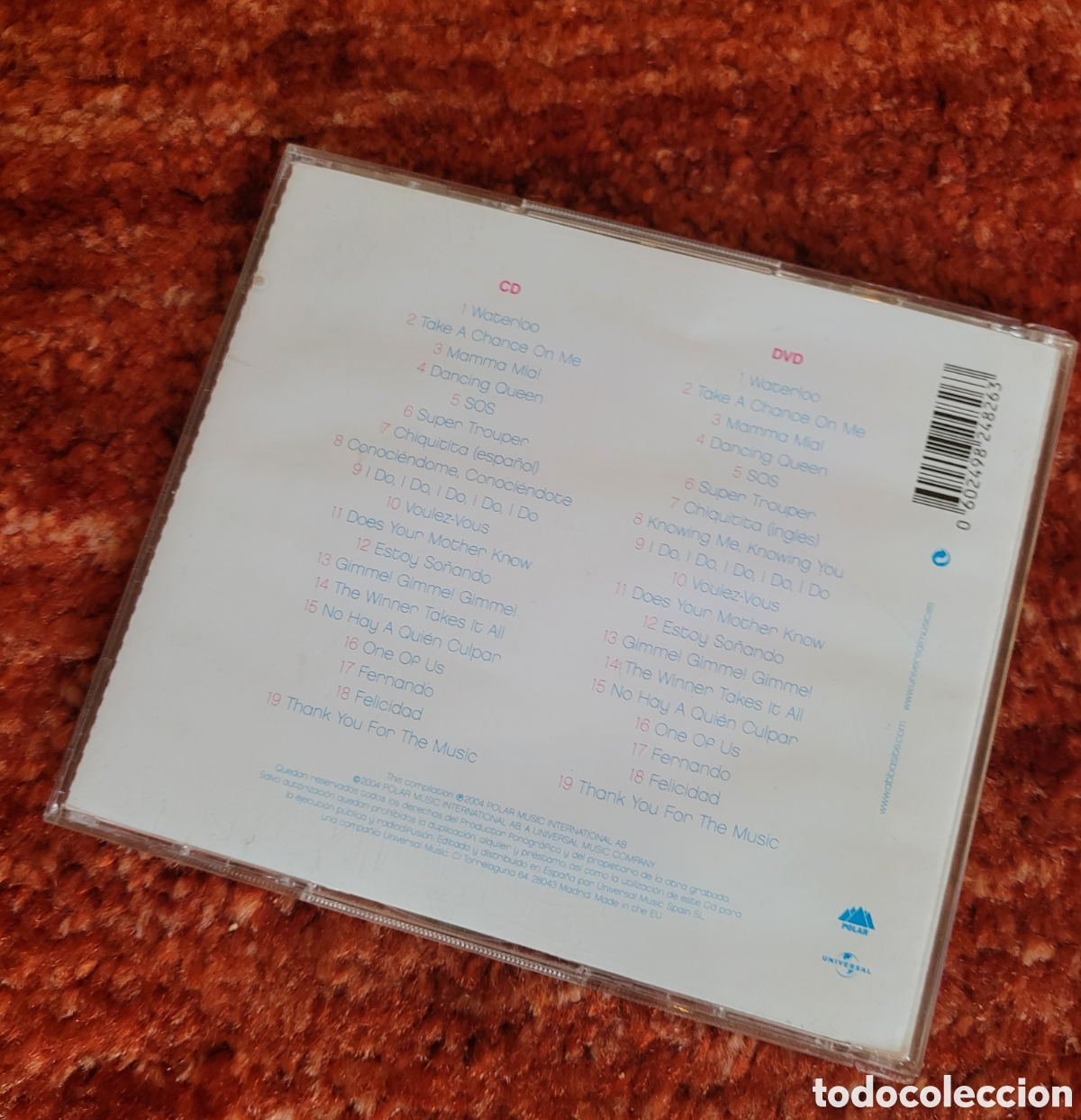 CDs de m&uacute;sica: Todo ABBA compilaci&oacute;n cd+dvd - Foto 3
