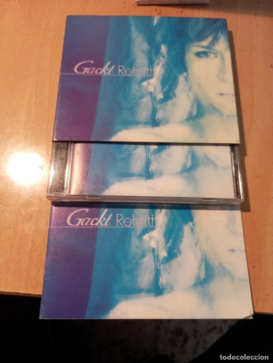 CDs de m&uacute;sica: CD gackt rebirth con sobrecubierta y cuadernillo - Foto 2