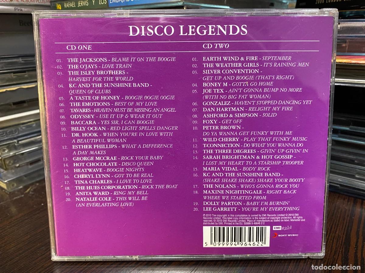 CDs de m&uacute;sica: Various - Disco Legends (2xCD, Comp) - Foto 3