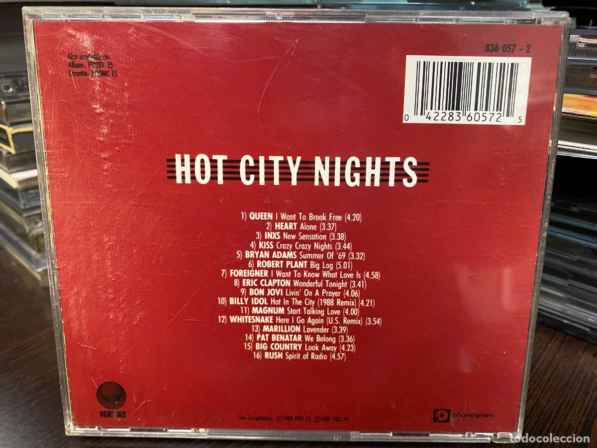CDs de m&uacute;sica: Various - Hot City Nights (CD, Comp) - Foto 2