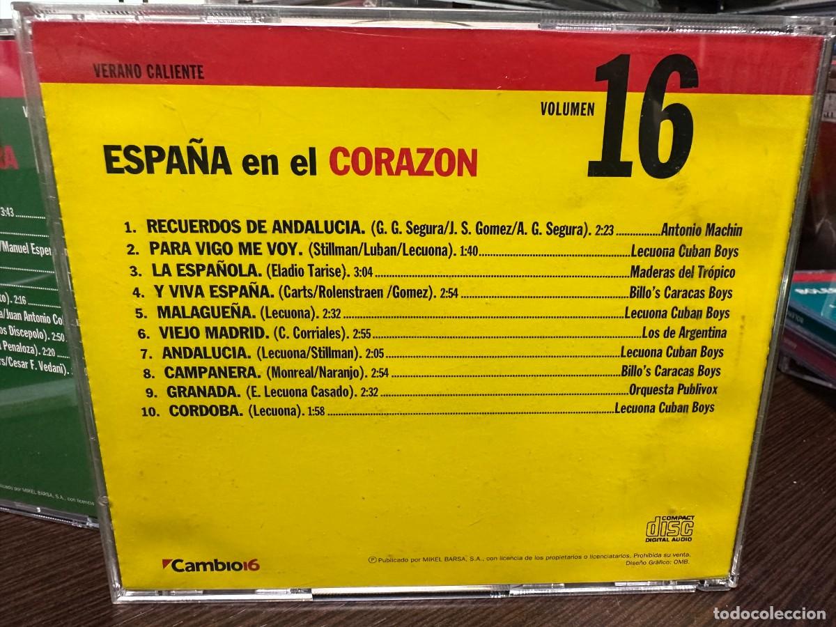 CDs de m&uacute;sica: Varios - Espa&ntilde;a En El Coraz&oacute;n (CD, Comp) - Foto 2