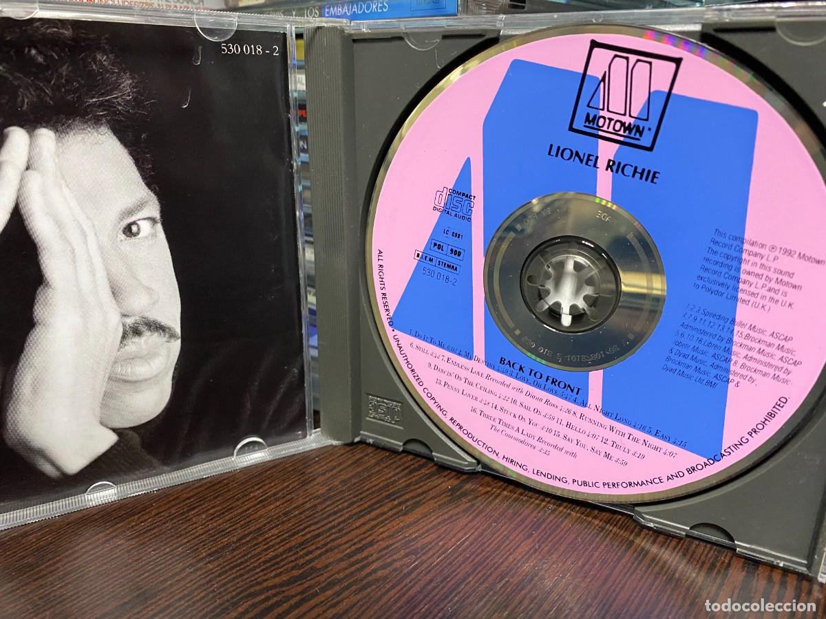 CDs de m&uacute;sica: Lionel Richie - Back To Front (CD, Comp) - Foto 2