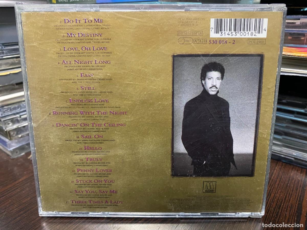 CDs de m&uacute;sica: Lionel Richie - Back To Front (CD, Comp) - Foto 3