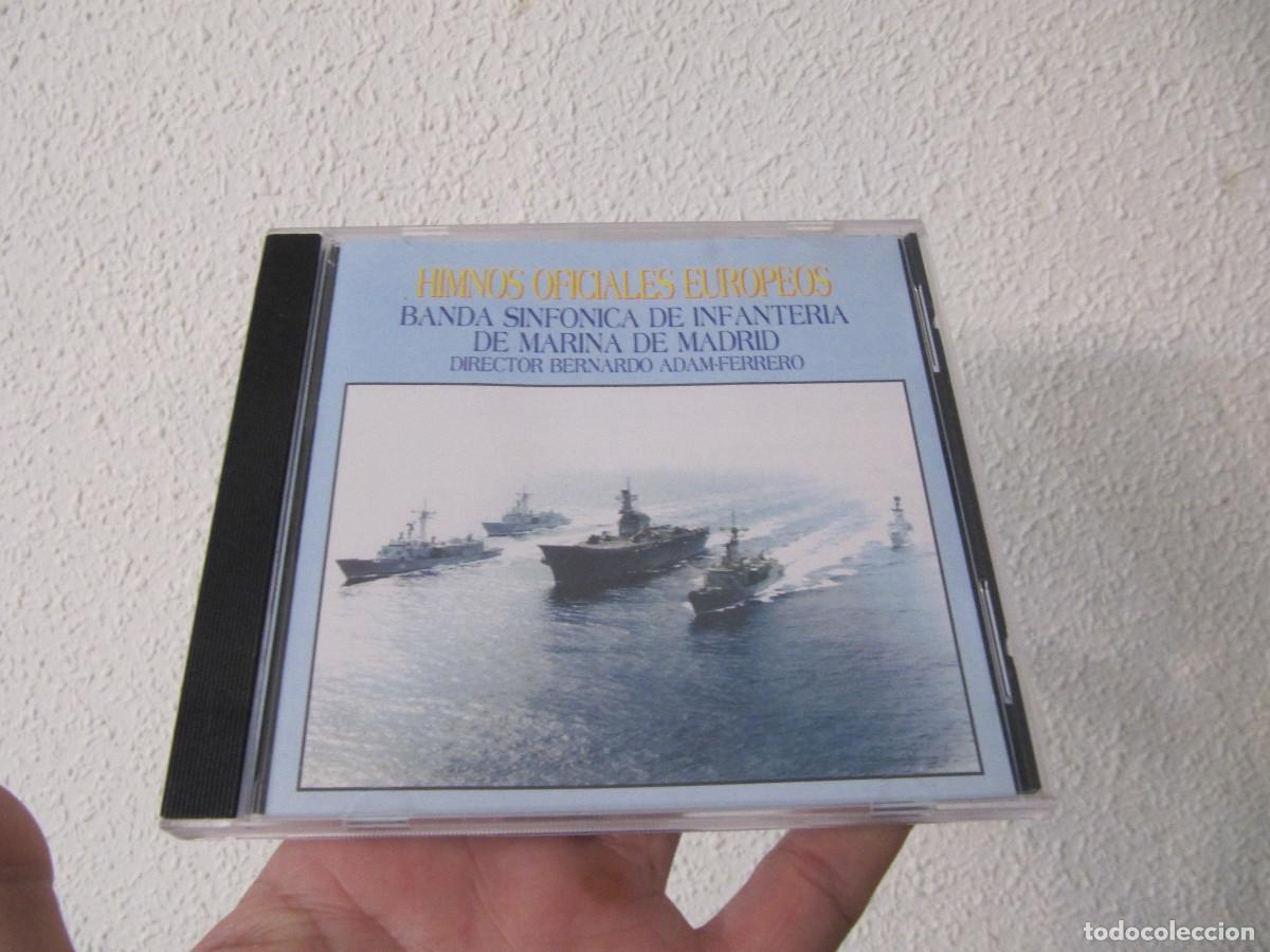 CDs de M&uacute;sica: HIMNOS OFICIALES EUROPEOS-BANDA SINFONICA DE INFANTERIA DE MARINA DE MADRID-CD-DIFICIL