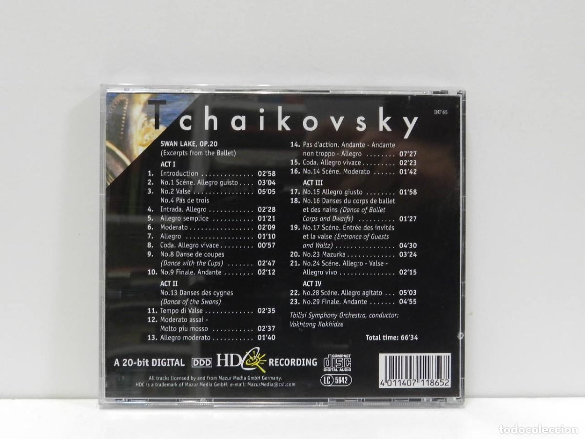 CDs de m&uacute;sica: DISCO CD. Tchaikovsky &ndash; Swan Lake. COMPACT DISC. - Foto 2