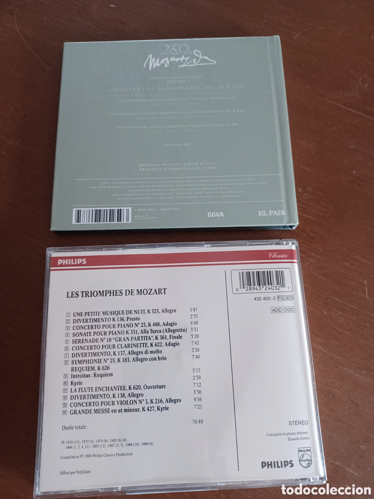CDs de m&uacute;sica: Cd mozart, piano y triomphes - Foto 2