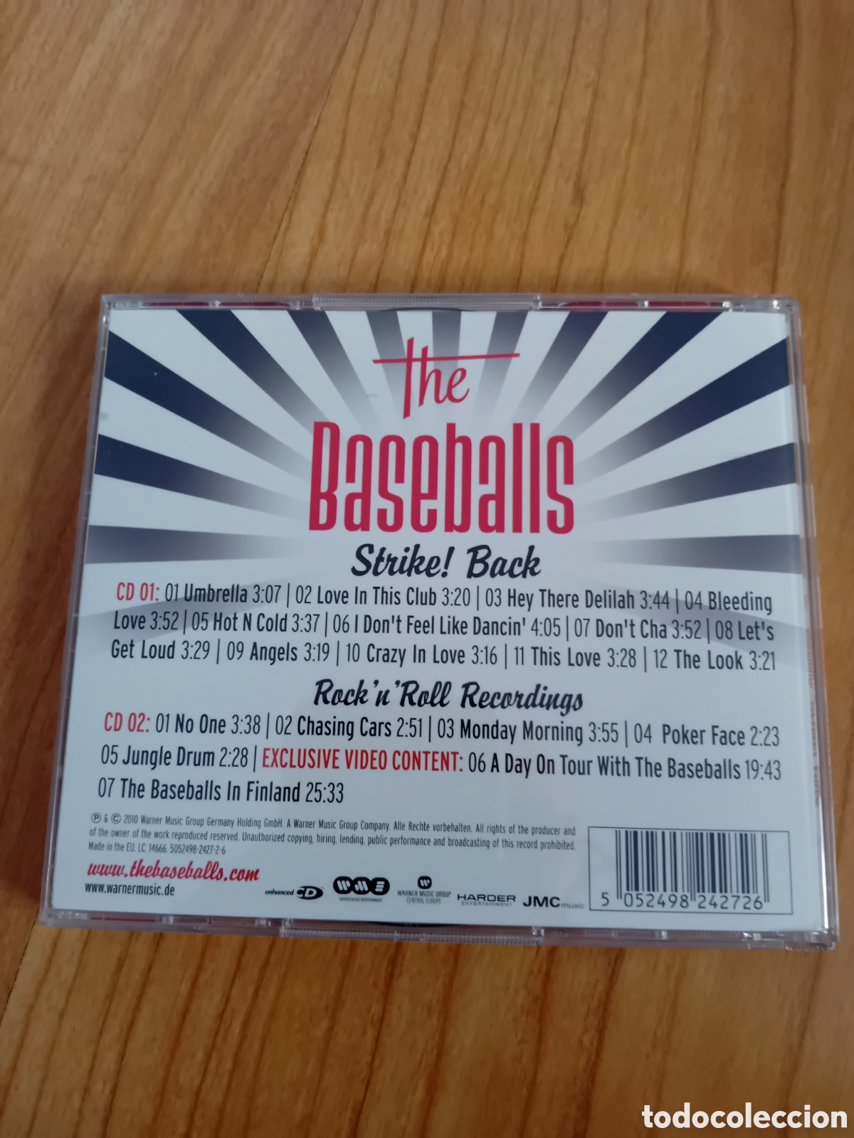 CDs de m&uacute;sica: THE BASEBALLS. STRIKE! BALL. DOBLE CD - Foto 2