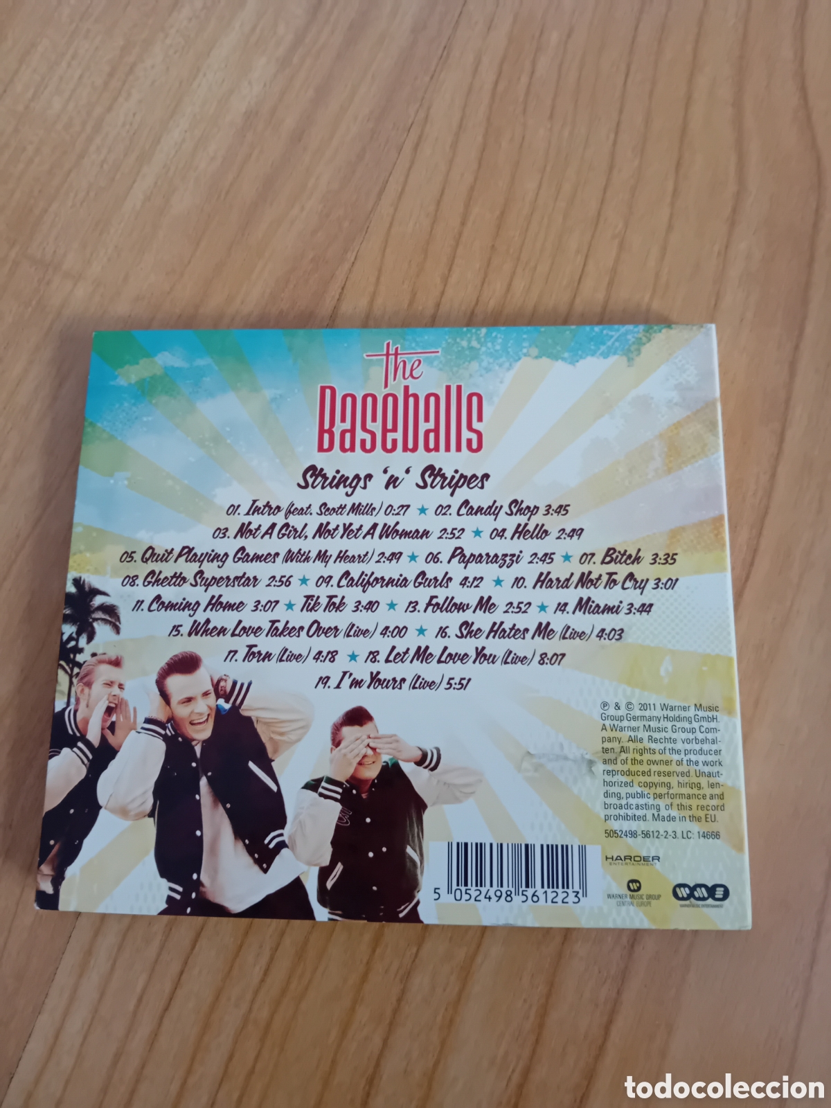 CDs de m&uacute;sica: THE BASEBALLS. STRINGS N STRIPES - Foto 2