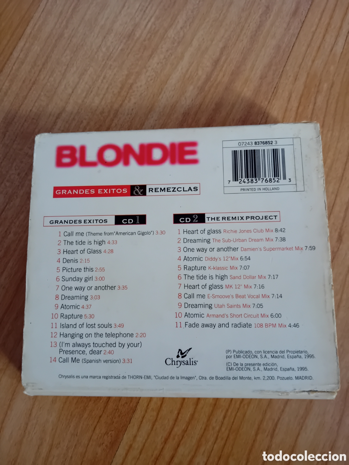 CDs de m&uacute;sica: BLONDIE. GRANDES EXITOS. REMIXES. DOBLE CD - Foto 2