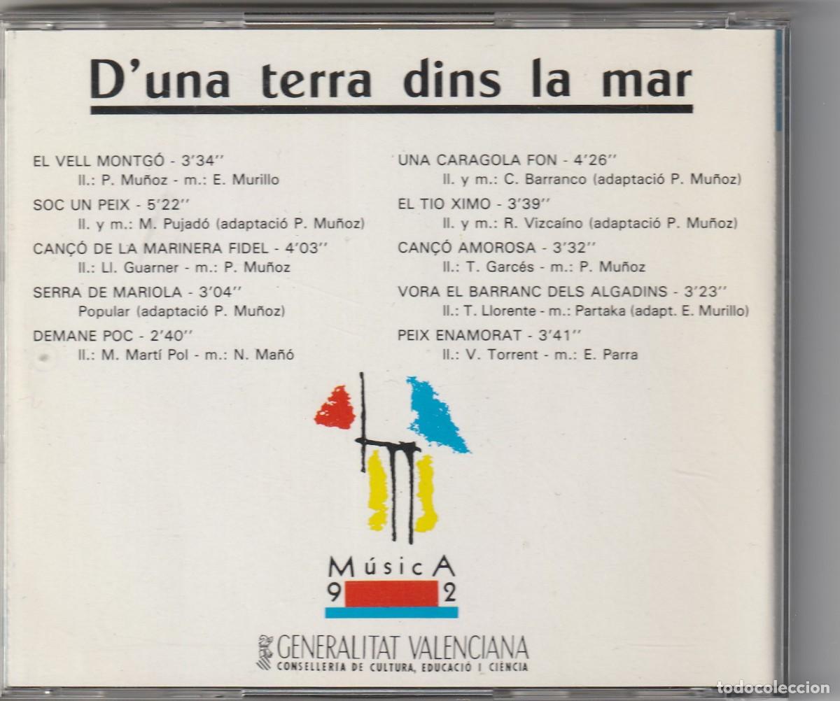 CDs de m&uacute;sica: PACO MU&Ntilde;OZ - DUNA TERRA DINS LA MAR (CD 1990) - Foto 2