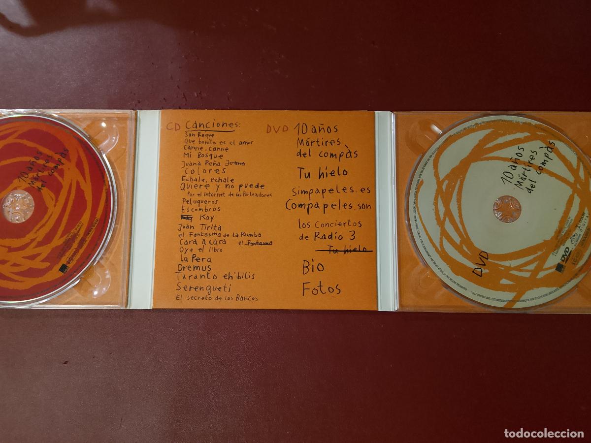 CDs de m&uacute;sica: M&aacute;rtires del comp&aacute;s: 10 a&ntilde;os (CD + DVD) - Foto 3
