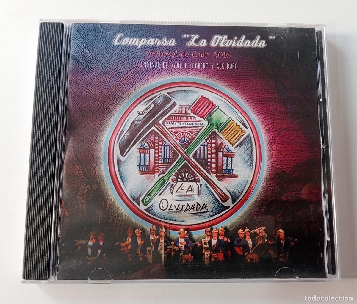 CDs de m&uacute;sica: CARNAVAL DE CADIZ 2016 - CD COMPARSA LA OLVIDADA - Foto 1