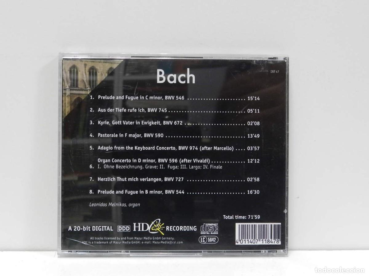 CDs de m&uacute;sica: DISCO CD. Bach &ndash; Organ Works. COMPACT DISC. - Foto 2