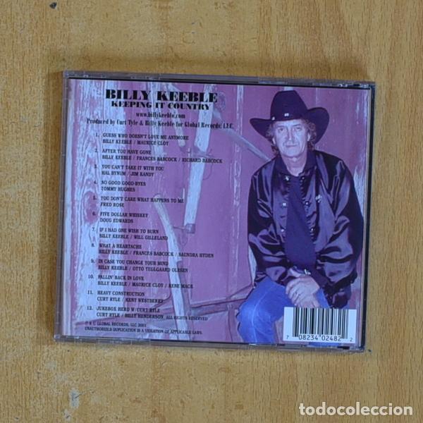 CDs de m&uacute;sica: BILLY KEEBLE - KEEPING IT COUNTRY - CD - Foto 2
