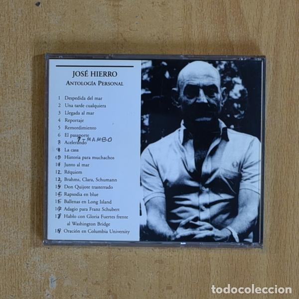 CDs de m&uacute;sica: JOSE HIERRO - ANTOLOGIA PERSONAL - CD - Foto 2